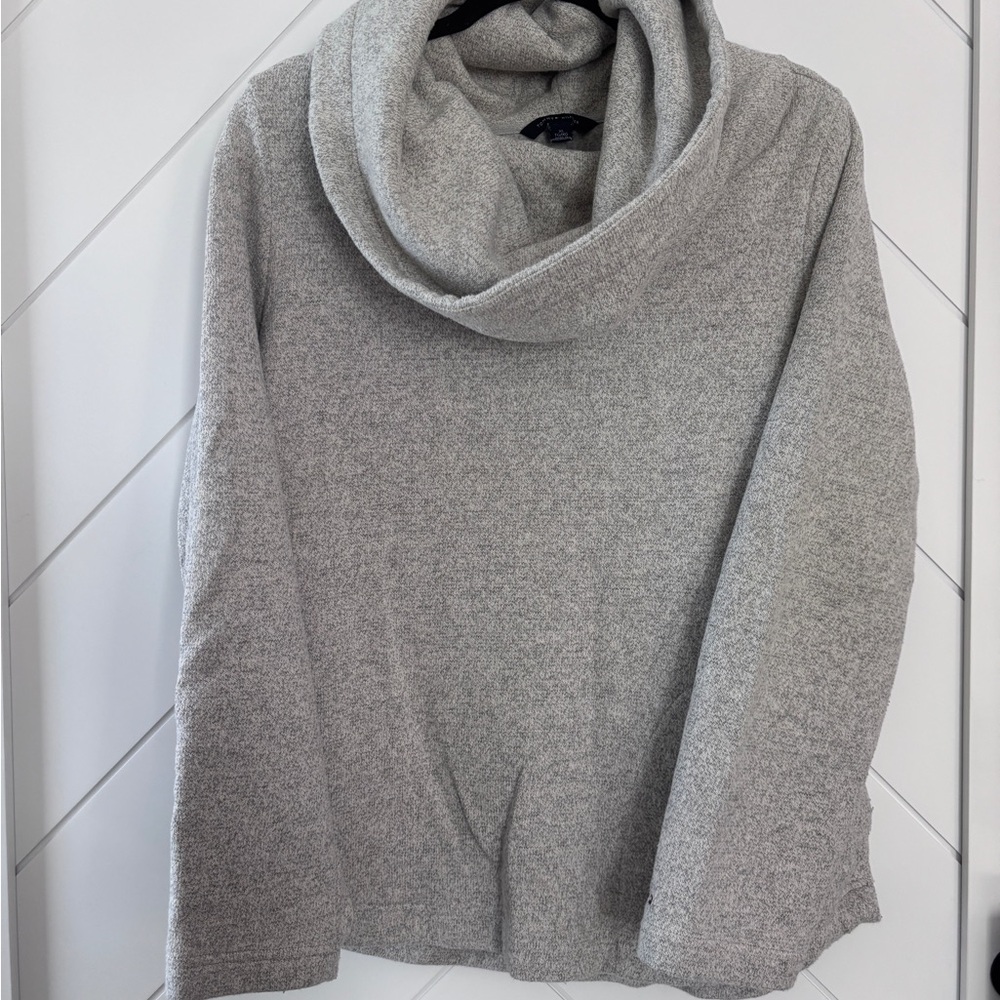 Tommy Hilfiger Light Gray Cowl Neck Sweater